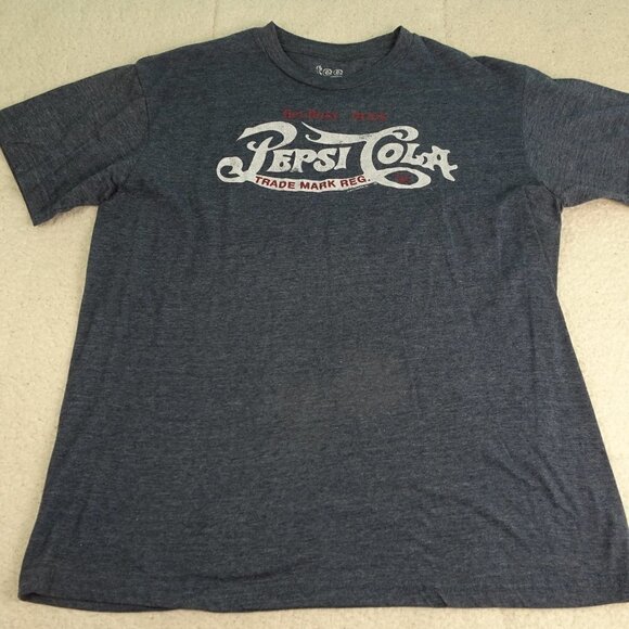 Pepsi Cola Gray Athletic T-Shirt Large - Picture 1 of 4